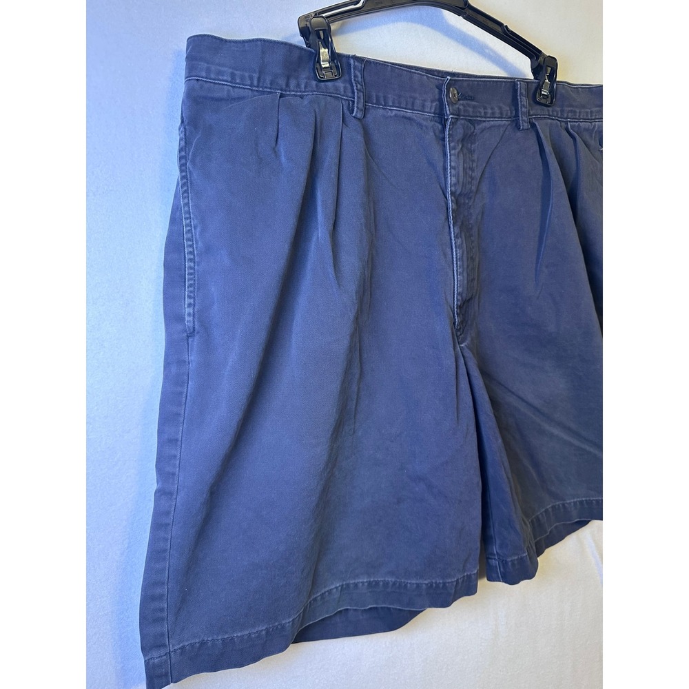 Polo Ralph Lauren Tyler‎ Short Mens Size 40 CHARCOL Pleated Cotton Casual Shorts - Picture 2 of 11